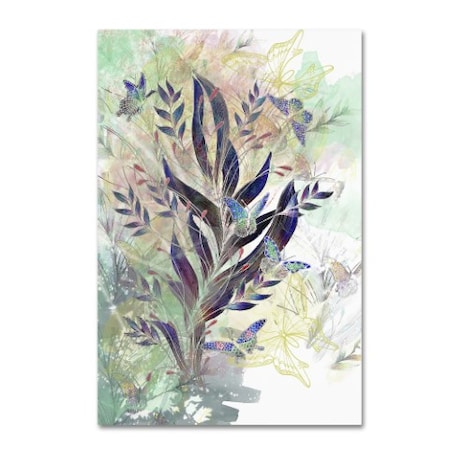 The Tangled Peacock 'Flutter Of Butterflies' Canvas Art,30x47